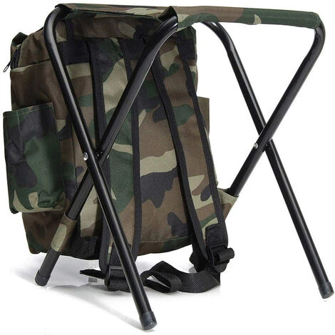 Chaise Pliante Tabouret Pliant Sac à Dos Imperméable Ultralight Portable Chaise Pliante Pour La Pêche, Sport, Randonnée, Plage Barbecue En Plein Air, Camping 5 Chaise Pliante Tabouret Pliant Sac à Dos Imperméable Ultralight Portable Chaise Pliante Pour La Pêche, Sport, Randonnée, Plage Barbecue En Plein Air, Camping – Image 3