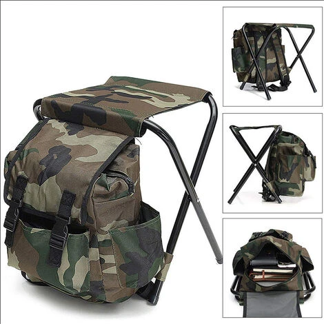 Chaise Pliante Tabouret Pliant Sac à Dos Imperméable Ultralight Portable Chaise Pliante Pour La Pêche, Sport, Randonnée, Plage Barbecue En Plein Air, Camping 6 Chaise Pliante Tabouret Pliant Sac à Dos Imperméable Ultralight Portable Chaise Pliante Pour La Pêche, Sport, Randonnée, Plage Barbecue En Plein Air, Camping – Image 4
