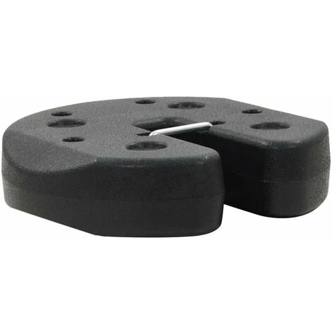 Momo Poids Pour Belvédère 4 Pcs Noir 220x50 Mm Béton 5 Momo Poids Pour Belvédère 4 Pcs Noir 220x50 Mm Béton – Image 3