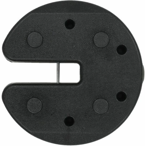 Momo Poids Pour Belvédère 4 Pcs Noir 220x50 Mm Béton 6 Momo Poids Pour Belvédère 4 Pcs Noir 220x50 Mm Béton – Image 4