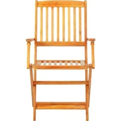 Mobilier à Dîner D'extérieur Pliable 5 Pcs Bois D'acacia Solide VidaXL 10 Mobilier à Dîner D'extérieur Pliable 5 Pcs Bois D'acacia Solide VidaXL -Promos Verde Rêverie Boutique 10260779 4