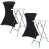 Lot De 2 Tables Hautes Pliantes 105 CM Et 2 Housses Noires 1 Lot De 2 Tables Hautes Pliantes 105 CM Et 2 Housses Noires -Promos Verde Rêverie Boutique 10596126 1