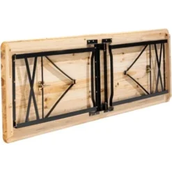 Table De Brasserie Pliante En Bois 180 Cm Table Brasserie Pliante -Promos Verde Rêverie Boutique 10697228 3