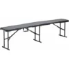 Banc Pliant Noir 3 Places 180cm REKKEM 2 Banc Pliant Noir 3 Places 180cm REKKEM -Promos Verde Rêverie Boutique 10697368 1