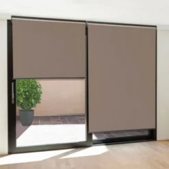 Lot De 3 Stores Enrouleurs L.125 X H. 225 CM Pour Pergola Taupe -Promos Verde Rêverie Boutique 11156809 5