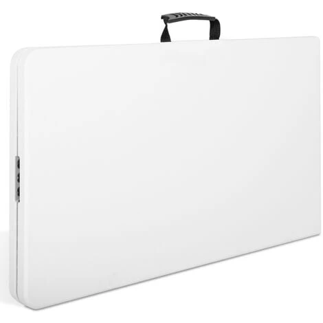 Lot De 2 Tables Pliantes Portables 180 CM Pour Camping Ou Réception 7 Lot De 2 Tables Pliantes Portables 180 CM Pour Camping Ou Réception – Image 5