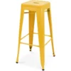 Tabouret De Bar En Métal Jaune Mat 1 Tabouret De Bar En Métal Jaune Mat -Promos Verde Rêverie Boutique 11276154 1