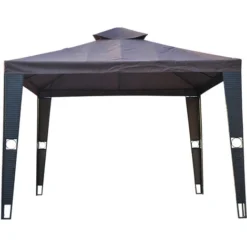 OUTSUNNY Toile De Rechange Pour Pavillon Tonnelle Tente 3 X 3 M Polyester Haute Densité 180 G/m² Chocolat 11 OUTSUNNY Toile De Rechange Pour Pavillon Tonnelle Tente 3 X 3 M Polyester Haute Densité 180 G/m² Chocolat -Promos Verde Rêverie Boutique 11330094 5