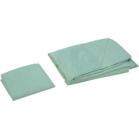 OUTSUNNY Toile De Rechange Pour Pavillon Tonnelle Tente 3 X 4 M Polyester Haute Densité 180 G/m² Vert 7 OUTSUNNY Toile De Rechange Pour Pavillon Tonnelle Tente 3 X 4 M Polyester Haute Densité 180 G/m² Vert – Image 5