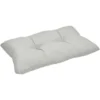 Beautissu Coussin Lounge Xluna Gris Clair, 50x40x12 Cm