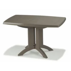 Grosfillex TABLE VEGA 118x77x72 Cm Coloris Taupe