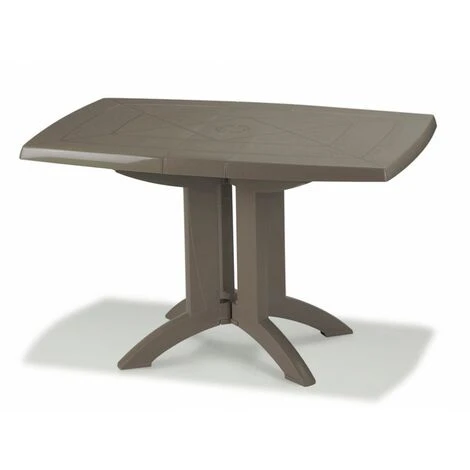 Grosfillex TABLE VEGA 118x77x72 Cm Coloris Taupe 3 Grosfillex TABLE VEGA 118x77x72 Cm Coloris Taupe