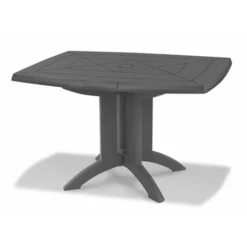 Grosfillex TABLE VEGA 118x77x72 Cm Coloris Anthracite