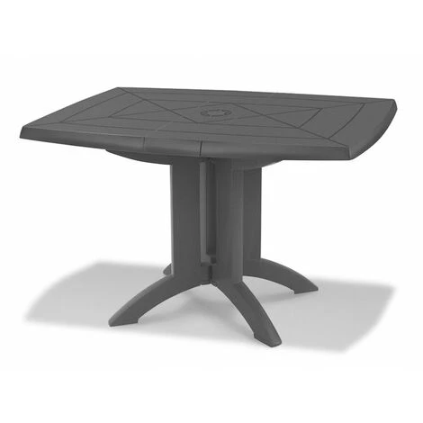 Grosfillex TABLE VEGA 118x77x72 Cm Coloris Anthracite 3 Grosfillex TABLE VEGA 118x77x72 Cm Coloris Anthracite