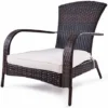 COSTWAY Fauteuil De Jardin En Résine Tressée Marron 78x80x80 CM Avec Coussin Lavable Pour Jardin Chambre Balcon Salon 1 COSTWAY Fauteuil De Jardin En Résine Tressée Marron 78x80x80 CM Avec Coussin Lavable Pour Jardin Chambre Balcon Salon -Promos Verde Rêverie Boutique 12436030 1