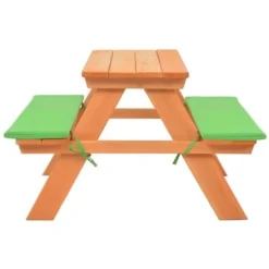 Table De Pique-nique Pour Enfants Avec Bancs 89x79x50 Cm Sapin VidaXL 8 Table De Pique-nique Pour Enfants Avec Bancs 89x79x50 Cm Sapin VidaXL -Promos Verde Rêverie Boutique 13197172 2