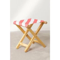 Tabouret Bas En Bois Lyon SKLUM Rose -Promos Verde Rêverie Boutique 13203997 3