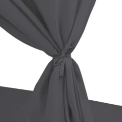 Chaise Longue D'extérieur Avec Rideaux Résine Tressée Gris VidaXL 11 Chaise Longue D'extérieur Avec Rideaux Résine Tressée Gris VidaXL -Promos Verde Rêverie Boutique 13401256 5