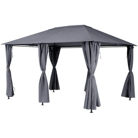 Toile De Toit Pour La Tonnelle Santorini 3 X 4 M Ardoise 3 Toile De Toit Pour La Tonnelle Santorini 3 X 4 M Ardoise