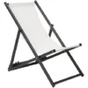 Transat De Plage Jardin Ou Terrasse Pliable En Aluminium Noir Et Textile Blanc Beige Résistant Et Durable Design Léger Intemporel Et Moderne Beliani 1 Transat De Plage Jardin Ou Terrasse Pliable En Aluminium Noir Et Textile Blanc Beige Résistant Et Durable Design Léger Intemporel Et Moderne Beliani -Promos Verde Rêverie Boutique 14769985 1