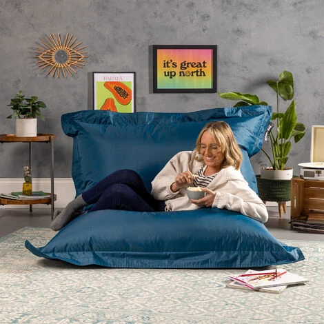Bazaar Bag - Giant Beanbag, 180cm X 140cm - Indoor Outdoor Garden Floor Cushion Bean Bags 5 Bazaar Bag - Giant Beanbag, 180cm X 140cm - Indoor Outdoor Garden Floor Cushion Bean Bags – Image 4