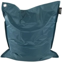 No Name Maxi Coussin Imprimé Intérieur Extérieur 140 X 180 Cm Bleu Canard