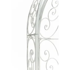 Banc De Jardin Rosie Demi-cercle Avec Arche à Rosiers Antique/blanc 11 Banc De Jardin Rosie Demi-cercle Avec Arche à Rosiers Antique/blanc -Promos Verde Rêverie Boutique 15483775 5