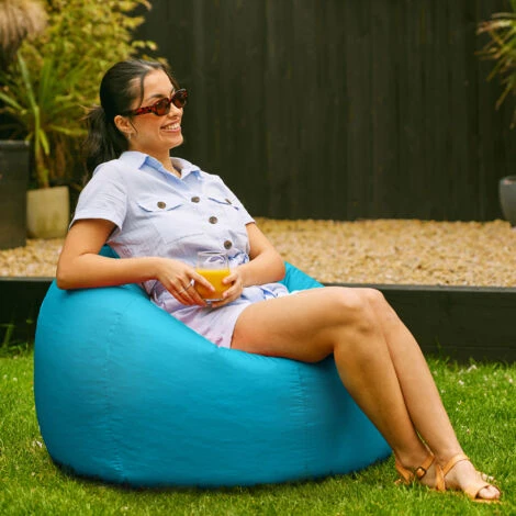 Classic Bean Bag Chair - 84cm X 70cm, Indoor Outdoor Large Bean Bags 4 Classic Bean Bag Chair - 84cm X 70cm, Indoor Outdoor Large Bean Bags – Image 2