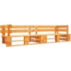 Canapé Palette à 2 Places De Jardin Marron Miel Bois VidaXL 2 Canapé Palette à 2 Places De Jardin Marron Miel Bois VidaXL -Promos Verde Rêverie Boutique 16185011 1