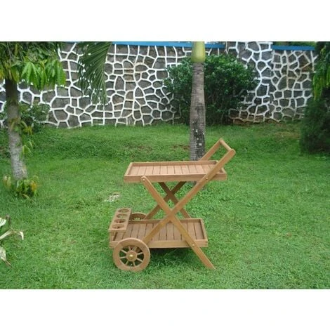 Desserte En Teck MAREA 4 Desserte En Teck MAREA – Image 2