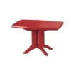 Grosfillex TABLE VEGA 118x77x72 Cm Coloris Rouge Bossa Nova -Promos Verde Rêverie Boutique 17764049 1