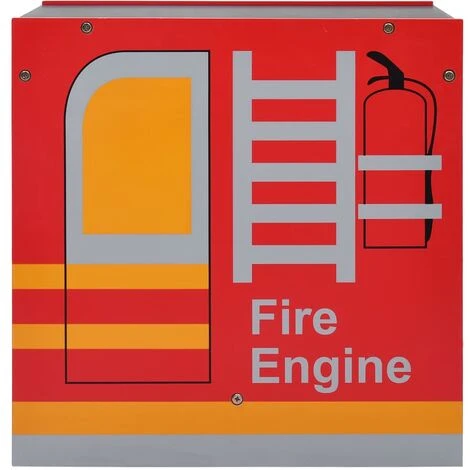 Jeu De Table Et Chaises D'enfants 3 Pcs Camion De Pompiers Bois VidaXL 7 Jeu De Table Et Chaises D'enfants 3 Pcs Camion De Pompiers Bois VidaXL – Image 5