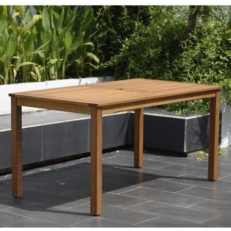 Table De Jardin Chillvert Milán Bois 150x83x74 Cm 4 Table De Jardin Chillvert Milán Bois 150x83x74 Cm – Image 2