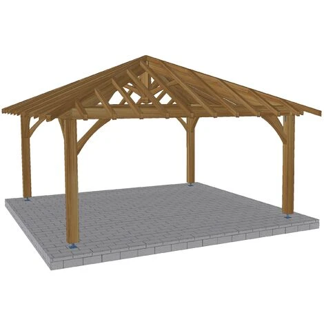 Carbet Bois Massif 5x5 - Grand Format 3 Carbet Bois Massif 5x5 - Grand Format