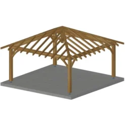 Carbet Bois Massif 5x5 - Grand Format 9 Carbet Bois Massif 5x5 - Grand Format -Promos Verde Rêverie Boutique 18376619 3