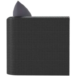 Fauteuil Avec Coussins Résine Tressée Noir VidaXL 10 Fauteuil Avec Coussins Résine Tressée Noir VidaXL -Promos Verde Rêverie Boutique 18379421 4