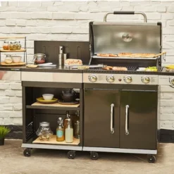 Desserte De Jardin - Noir / Inox - Module Compatible Fidji 3 Et 4 - Cuisine Extérieure - Cook'In Garden 9 Desserte De Jardin - Noir / Inox - Module Compatible Fidji 3 Et 4 - Cuisine Extérieure - Cook'In Garden -Promos Verde Rêverie Boutique 18390114 3