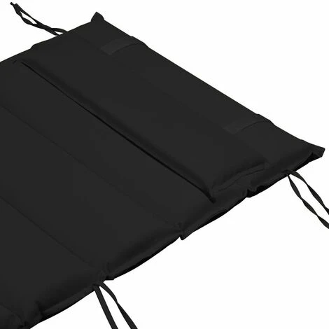 Coussin Pour Bain De Soleil Rembourré 7 Cm D'épaisseur Oreiller Inclus Avec Sangles Coussin Pour Transat Interieur Exterieur Anthracite 4 Coussin Pour Bain De Soleil Rembourré 7 Cm D'épaisseur Oreiller Inclus Avec Sangles Coussin Pour Transat Interieur Exterieur Anthracite – Image 2