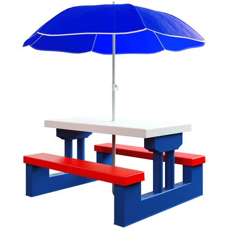 Salon De Jardin Pour Enfants Ensemble De Jardin Table Bancs Avec Parasol Jeux Enfants Intérieur Extérieur Transportable 3 Salon De Jardin Pour Enfants Ensemble De Jardin Table Bancs Avec Parasol Jeux Enfants Intérieur Extérieur Transportable