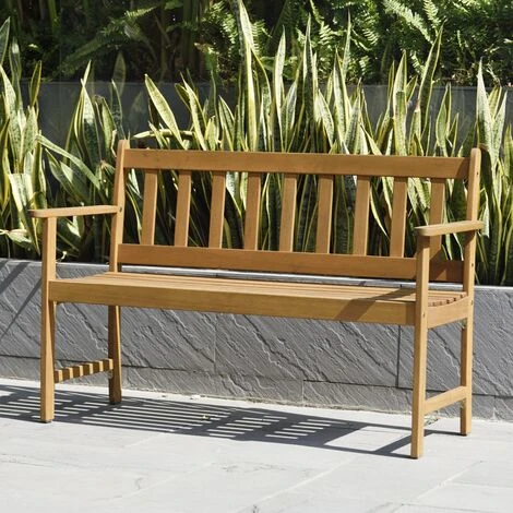 Banc De Jardin Chillvert Milán 2 Sièges Bois 51,9x118,5x79,9 Cm 4 Banc De Jardin Chillvert Milán 2 Sièges Bois 51,9x118,5x79,9 Cm – Image 2
