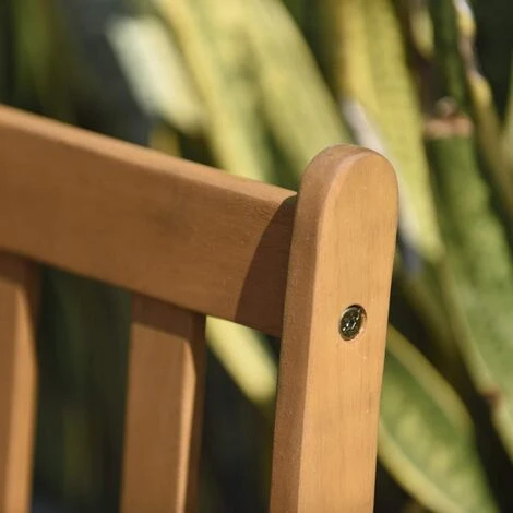 Banc De Jardin Chillvert Milán 2 Sièges Bois 51,9x118,5x79,9 Cm 6 Banc De Jardin Chillvert Milán 2 Sièges Bois 51,9x118,5x79,9 Cm – Image 4