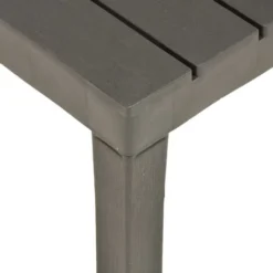 Table De Jardin Anthracite 78x78x31 Cm Plastique VidaXL -Promos Verde Rêverie Boutique 18801245 4