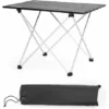 COSTWAY Table De Camping Pliable En Aluminium 56x41x41CM Charge Max 25KG Table De Jardin Avec Sac Portable Pour Camping/Randonnée -Promos Verde Rêverie Boutique 18931186 1