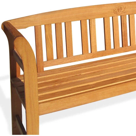 Banc De Jardin ROSE 150cm En Bois D'eucalyptus Certifié FSC® Banc Extérieur Banquette Jardin Balcon Terrasse 6 Banc De Jardin ROSE 150cm En Bois D'eucalyptus Certifié FSC® Banc Extérieur Banquette Jardin Balcon Terrasse – Image 4