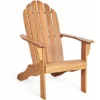 COSTWAY Chaise De Jardin Adirondack En En Bois D'Acacia Certifié FSC Résistant Aux Intempéries Avec Dossier Incurvé Charge 170KG Pour Patio Extérieur Naturel 2 COSTWAY Chaise De Jardin Adirondack En En Bois D'Acacia Certifié FSC Résistant Aux Intempéries Avec Dossier Incurvé Charge 170KG Pour Patio Extérieur Naturel -Promos Verde Rêverie Boutique 19234597 1