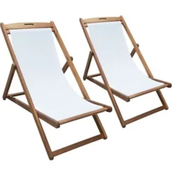 Lot De 2 Transats Fidgi En Acacia écru 11 Lot De 2 Transats Fidgi En Acacia écru -Promos Verde Rêverie Boutique 19507641 5