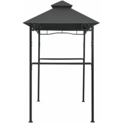 Belvédère De Barbecue 240x150x255 Cm Anthracite Acier VidaXL 10 Belvédère De Barbecue 240x150x255 Cm Anthracite Acier VidaXL -Promos Verde Rêverie Boutique 19623908 4