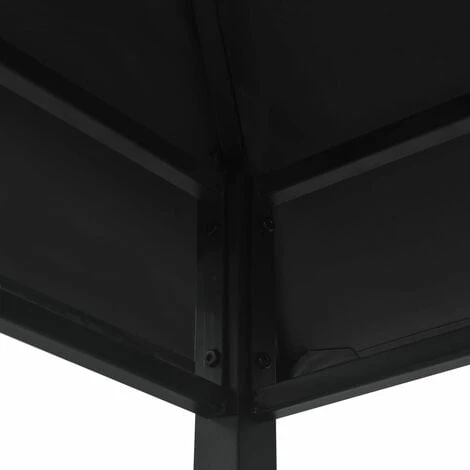 Belvédère De Barbecue 240x150x255 Cm Anthracite Acier VidaXL 7 Belvédère De Barbecue 240x150x255 Cm Anthracite Acier VidaXL – Image 5