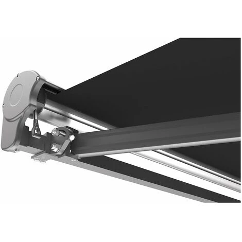 Store Banne Motorisé LED 3x2.5m VEGAS Gris Aluminium Avec Télécommande 6 Store Banne Motorisé LED 3x2.5m VEGAS Gris Aluminium Avec Télécommande – Image 4