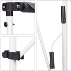 Bc-elec - HHYVA1512-Bluewhite Auvent Rétractable Manuel Store Banne Marquise Pour Patio & Terrasse 150x120cm Blanc Et Bleu 10 Bc-elec - HHYVA1512-Bluewhite Auvent Rétractable Manuel Store Banne Marquise Pour Patio & Terrasse 150x120cm Blanc Et Bleu -Promos Verde Rêverie Boutique 20084666 4